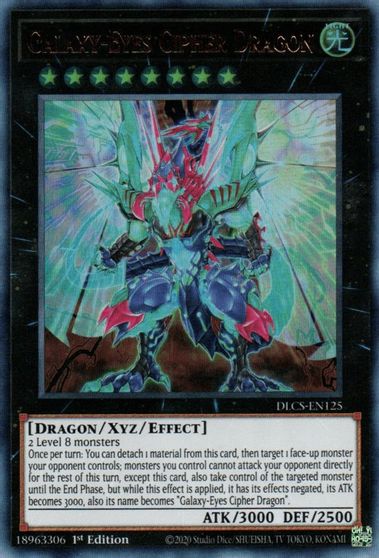 Galaxy Eyes Cipher Dragon #DLCS-EN125