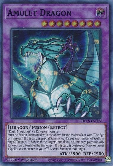 Amulet Dragon Blue #DLCS-EN005