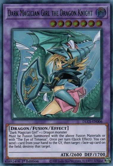 Dark Magician Girl the Dragon Knight Alternate Art #DLCS-EN006