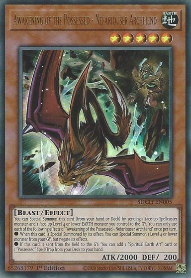 Awakening of the Possessed Nefariouser Archfiend