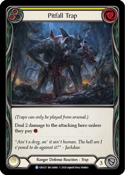 Pitfall Trap Crucible Of War Flesh And Blood Tcg Tcgplayer Com