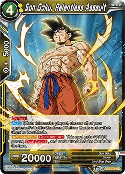 Buy Son Goku, Relentless Assault - Draft Box 06 - Giant Force at ...