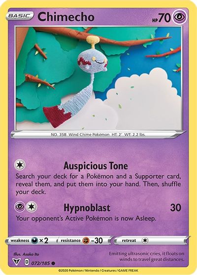 Chimecho [Reverse Holo] #72