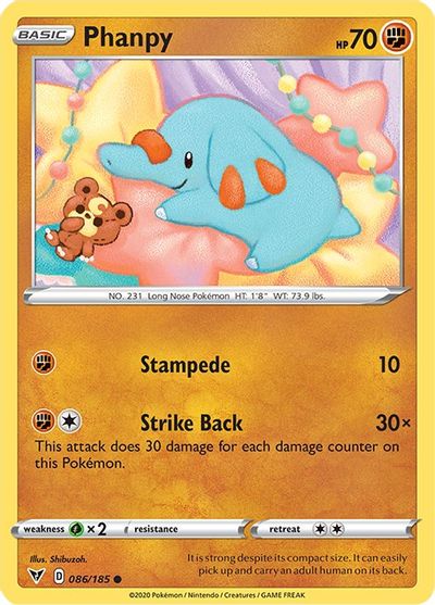 Phanpy [Reverse Holo] #86