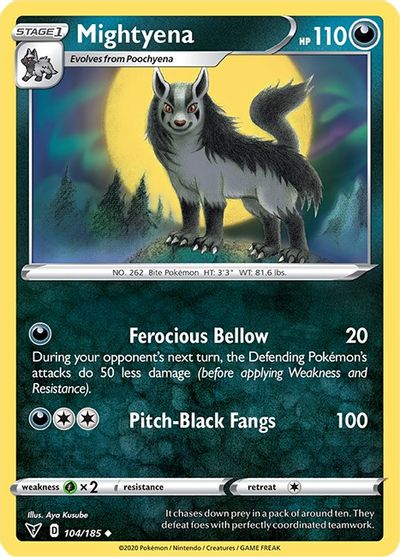Mightyena [Reverse Holo] #104