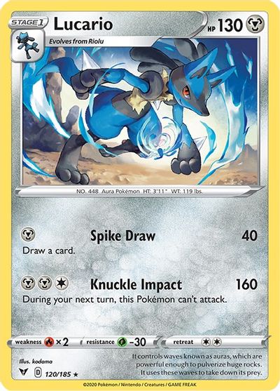 Lucario [Reverse Holo] #120