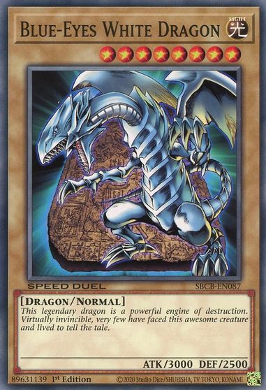 Blue Eyes White Dragon #SBCB-EN087
