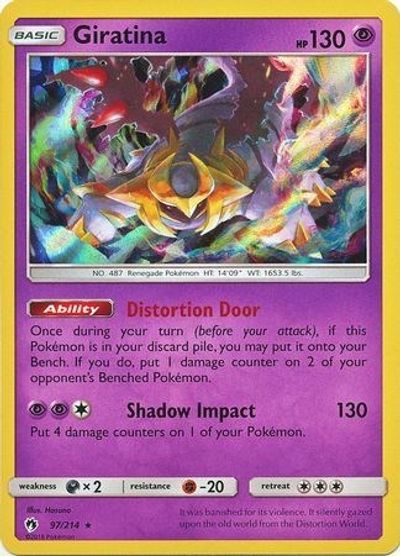 Giratina [Cosmos Holo] #97