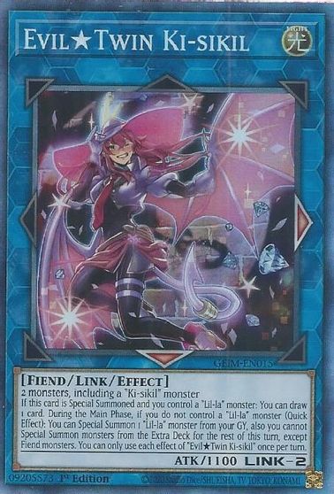 Yugioh Evil Zwilling Lil-La GEIM-DE016 Ultra Rare Yugioh Evil Zwilling Lil-La GEIM-DE016 Ultra Rare