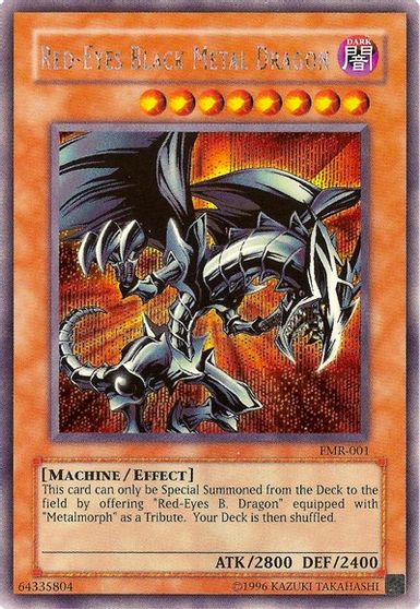 Red Eyes Black Metal Dragon Forbidden Memories