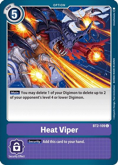 Heat Viper - Release Special Booster - Digimon Card Game - TCGplayer.com
