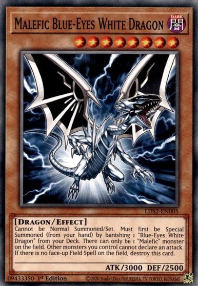 Malefic Blue Eyes White Dragon