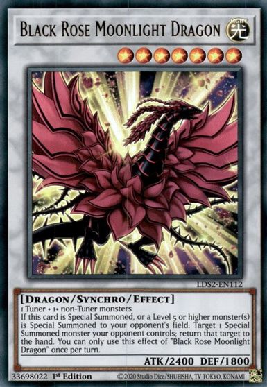 Black Rose Moonlight Dragon #LDS2-EN112
