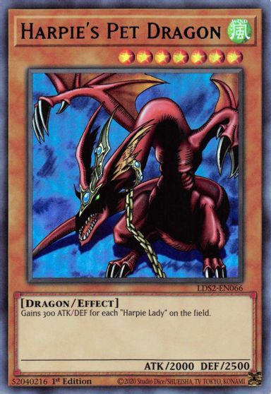 Harpies Pet Dragon Blue #LDS2-EN066