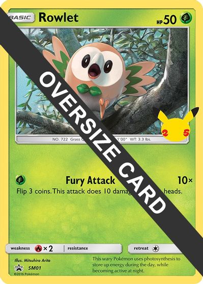 Rowlet [Jumbo] #SM01