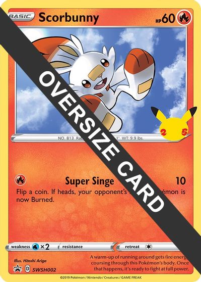 Scorbunny [Jumbo] #SWSH002