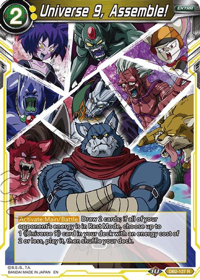 Universe 9 Assemble Reprint Battle Evolution Booster Dragon Ball Super Ccg Tcgplayer Com