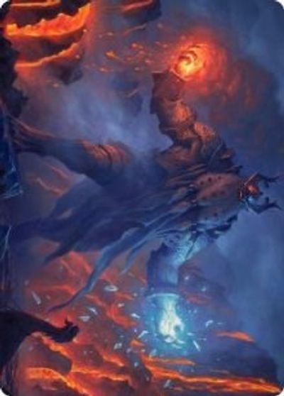Aegar the Freezing Flame Art Card #55