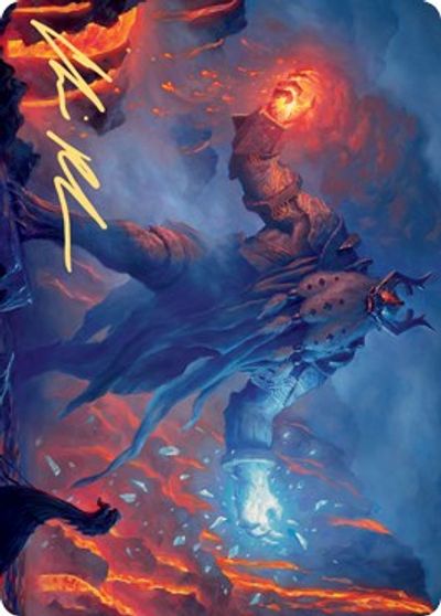 Aegar the Freezing Flame Art Card