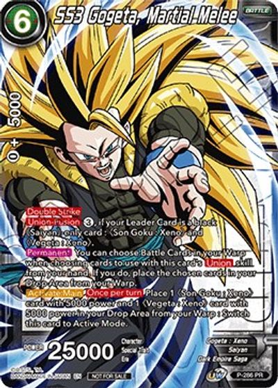 Ssj3 Gogeta Card