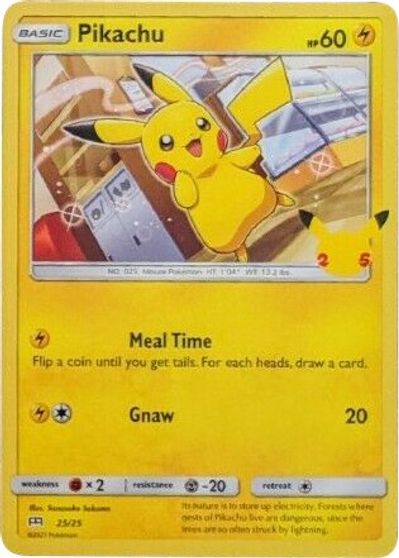 Pikachu Mcdonald S 25th Anniversary Promos Pokemon Tcgplayer Com