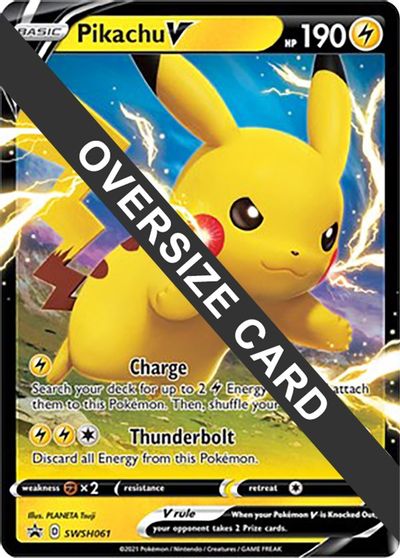 Pikachu V Swsh061 Jumbo Cards Pokemon Tcgplayer Com