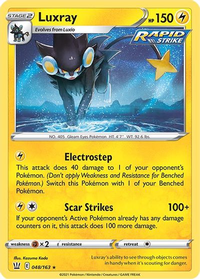 Luxray Swsh05 Battle Styles Pokemon Tcgplayer Com