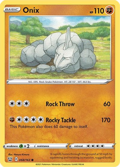 Onix Swsh05 Battle Styles Pokemon Tcgplayer Com