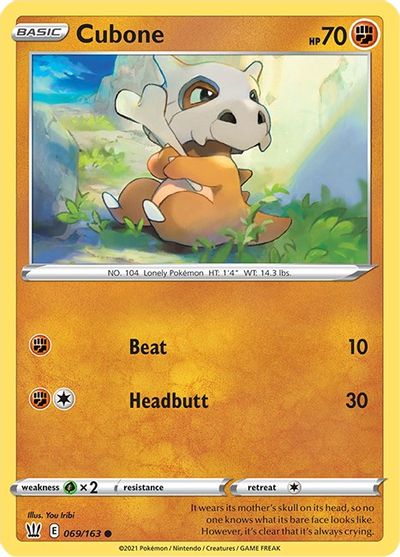 Cubone [Reverse Holo] #69