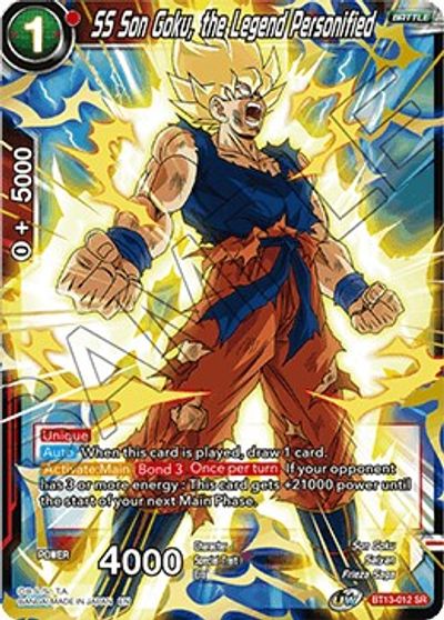 Ss Son Goku The Legend Personified Supreme Rivalry Dragon Ball Super Ccg Tcgplayer Com