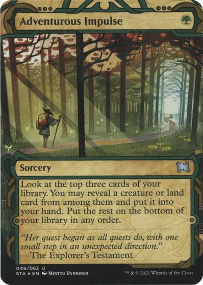 Adventurous Impulse Foil Etched #49