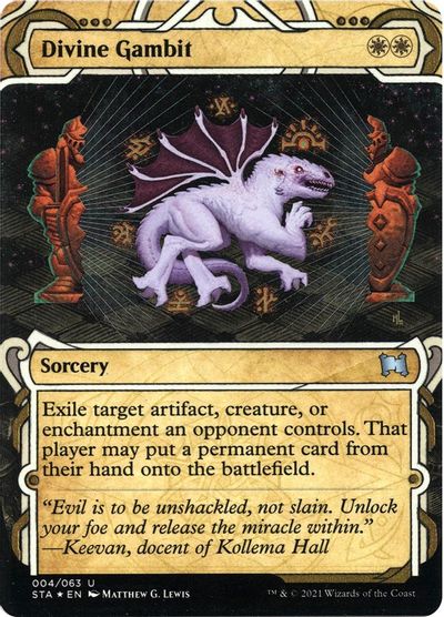 Divine Gambit Foil Etched #4