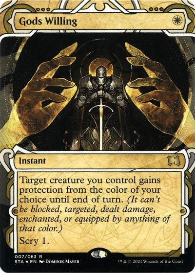 Gods Willing Foil Etched #7