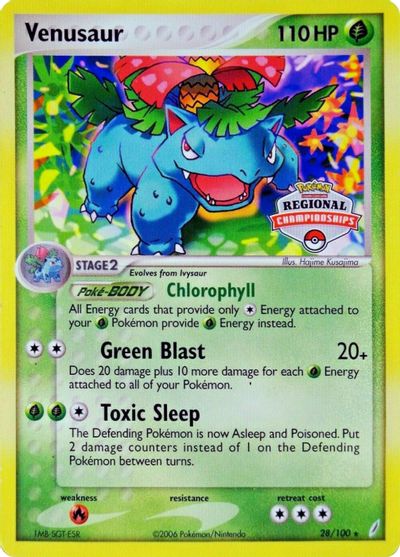 Venusaur - 28/100 (Regional Championships)