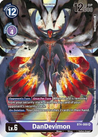 NeoDevimon BT4-084 Common Digimon TCG Card Playset Purple Toys