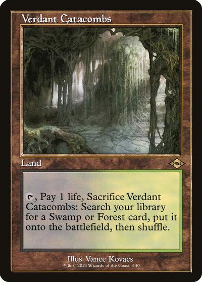 Verdant Catacombs Retro Frame #440
