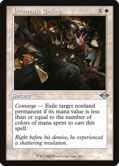 Prismatic Ending Retro Frame #384