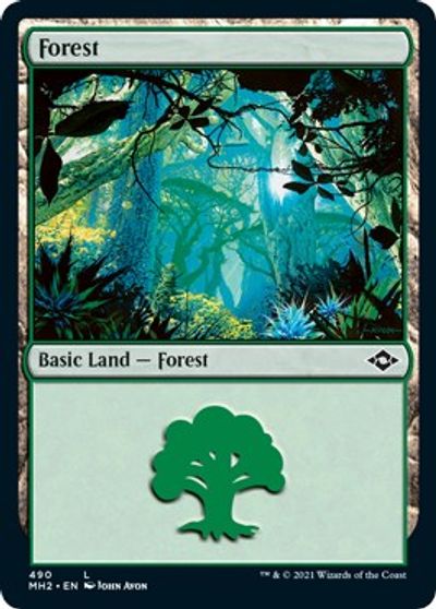 Forest 490 Foil Etched #490
