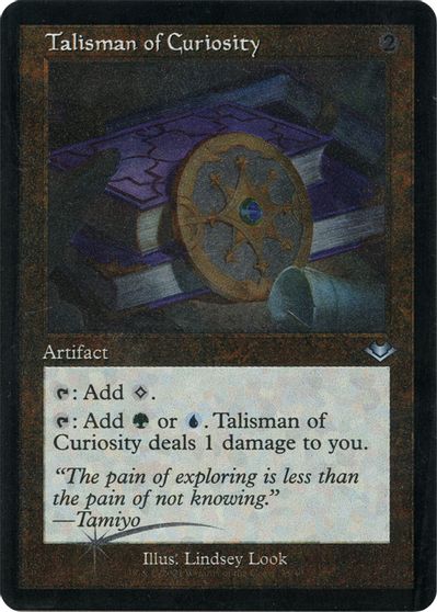 Talisman of CuriosityNMMH 2 Retro FrameGER Talisman der Neugier FOIL