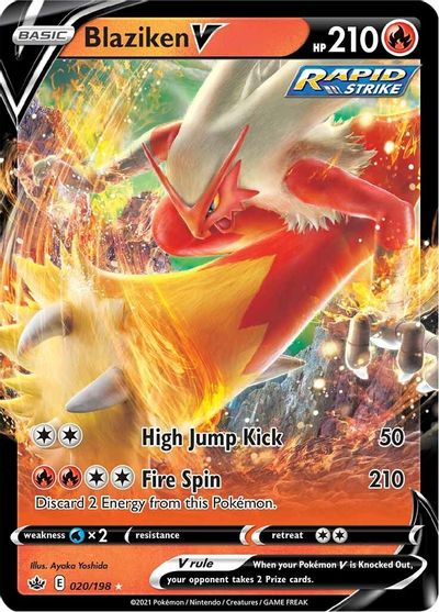 Buy Blaziken V - SWSH06: Chilling Reign at TCGplayer.com