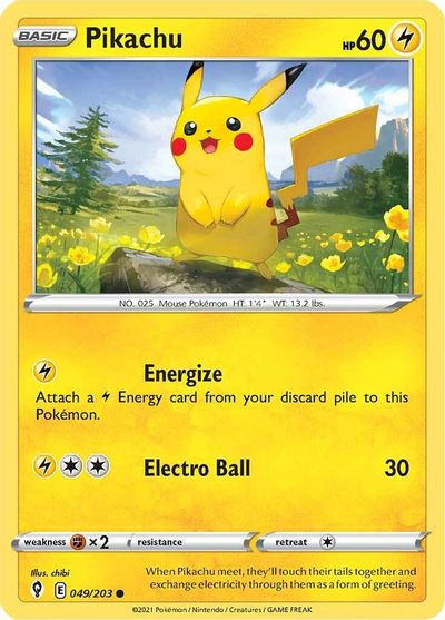 Pikachu [Reverse Holo] #49