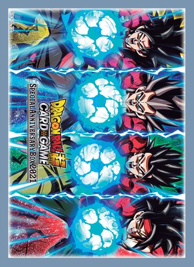 Dragon Ball Super Ccg Special Anniversary Box 21 Card Sleeves Ss4 Saiyans 66 Pack Bandai Card Sleeves Card Sleeves Tcgplayer Com