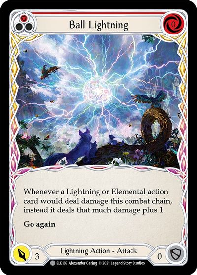 Ball Lightning (Red) - Tales Of Aria - Flesh And Blood TCG - TCGplayer.com