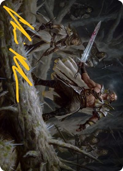 Tovolar Dire Overlord Art Card 05 81 Gold Stamped Signature