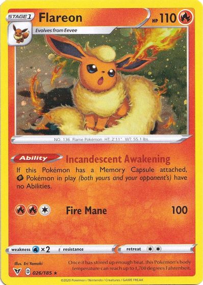 Flareon [Cosmos Holo] #26
