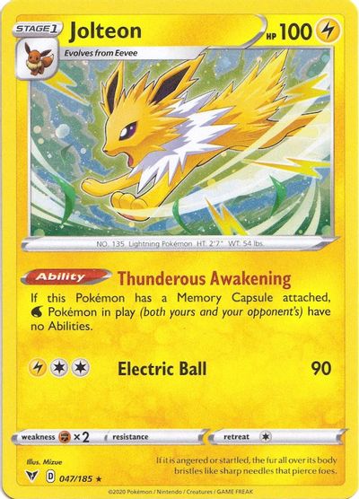 Jolteon [Cosmos Holo] #47