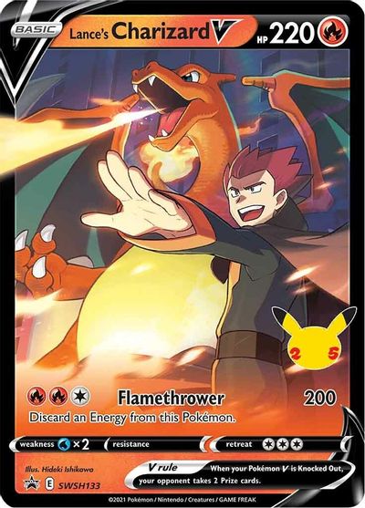 Lance's Charizard V #SWSH133