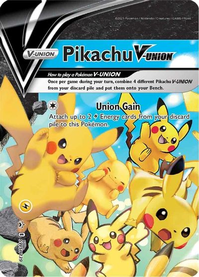 Pikachu V Union #SWSH139