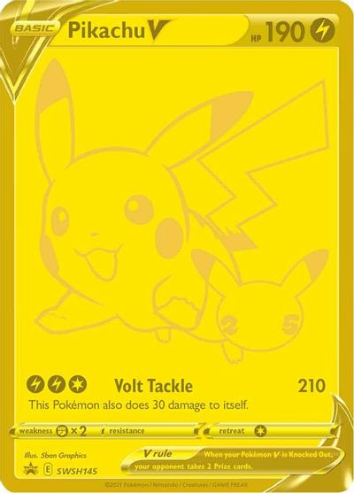 Pikachu V #SWSH145