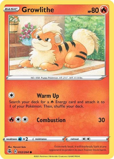 Growlithe [Reverse Holo] #32